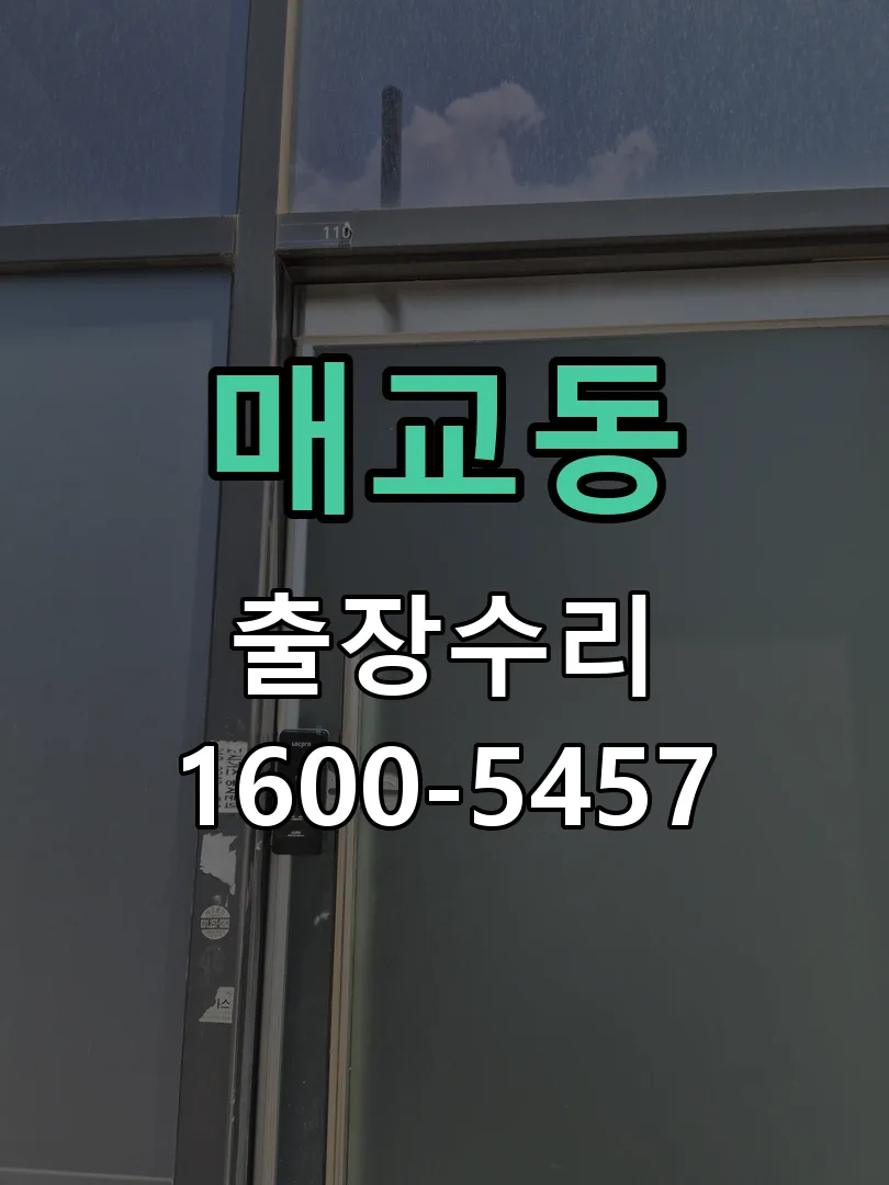 매교동 도어락 열쇠 출장 수리