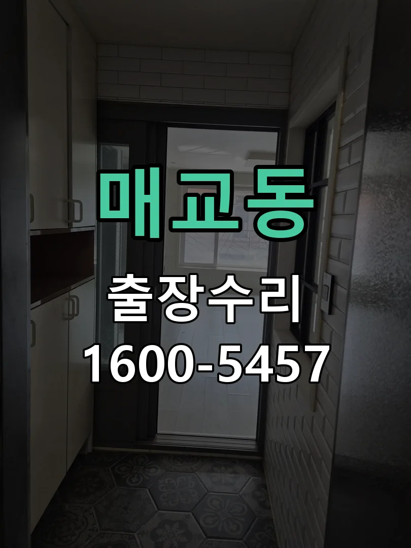 매교동 현장 도착 후 상태 확인