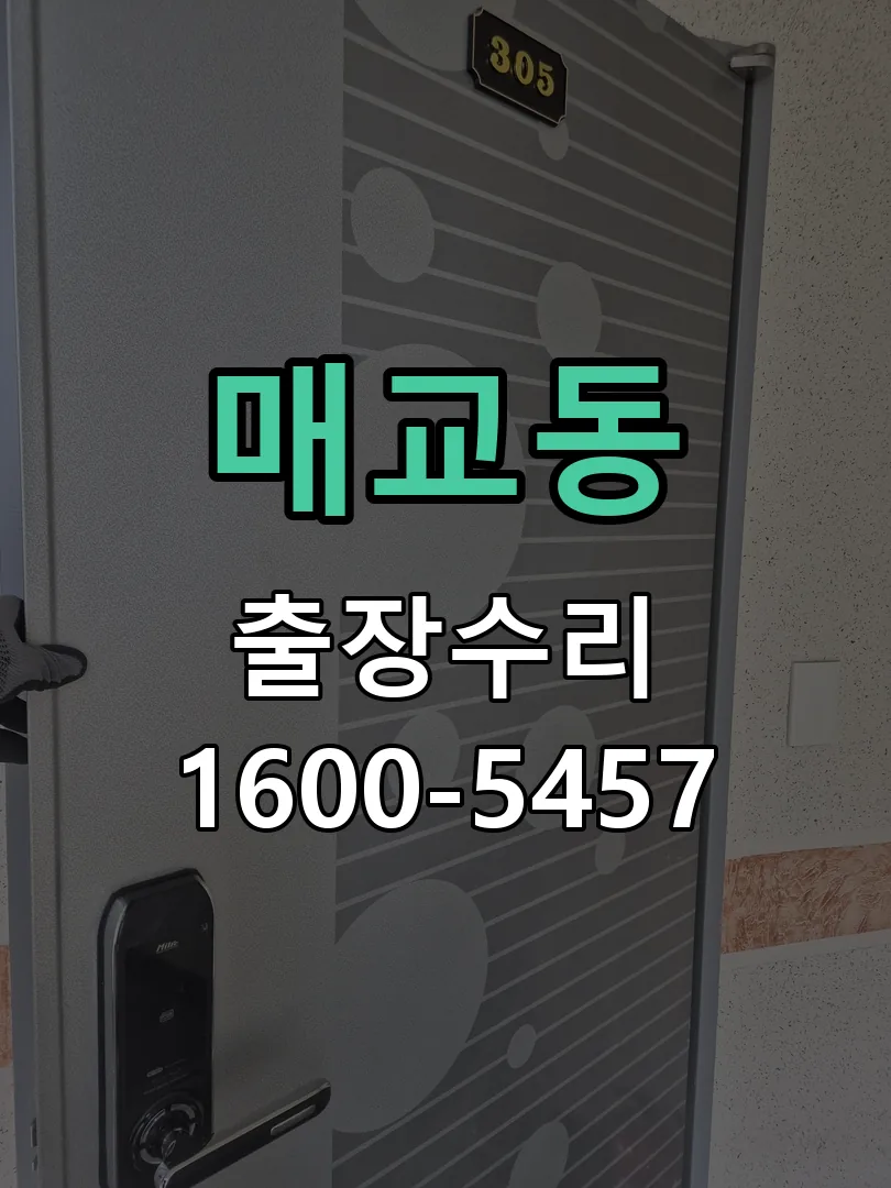 매교동 교체 작업 진행