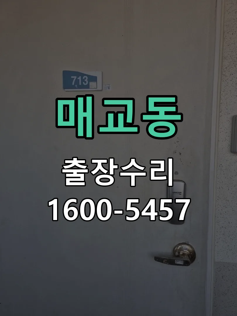 매교동 문틀 정렬 확인