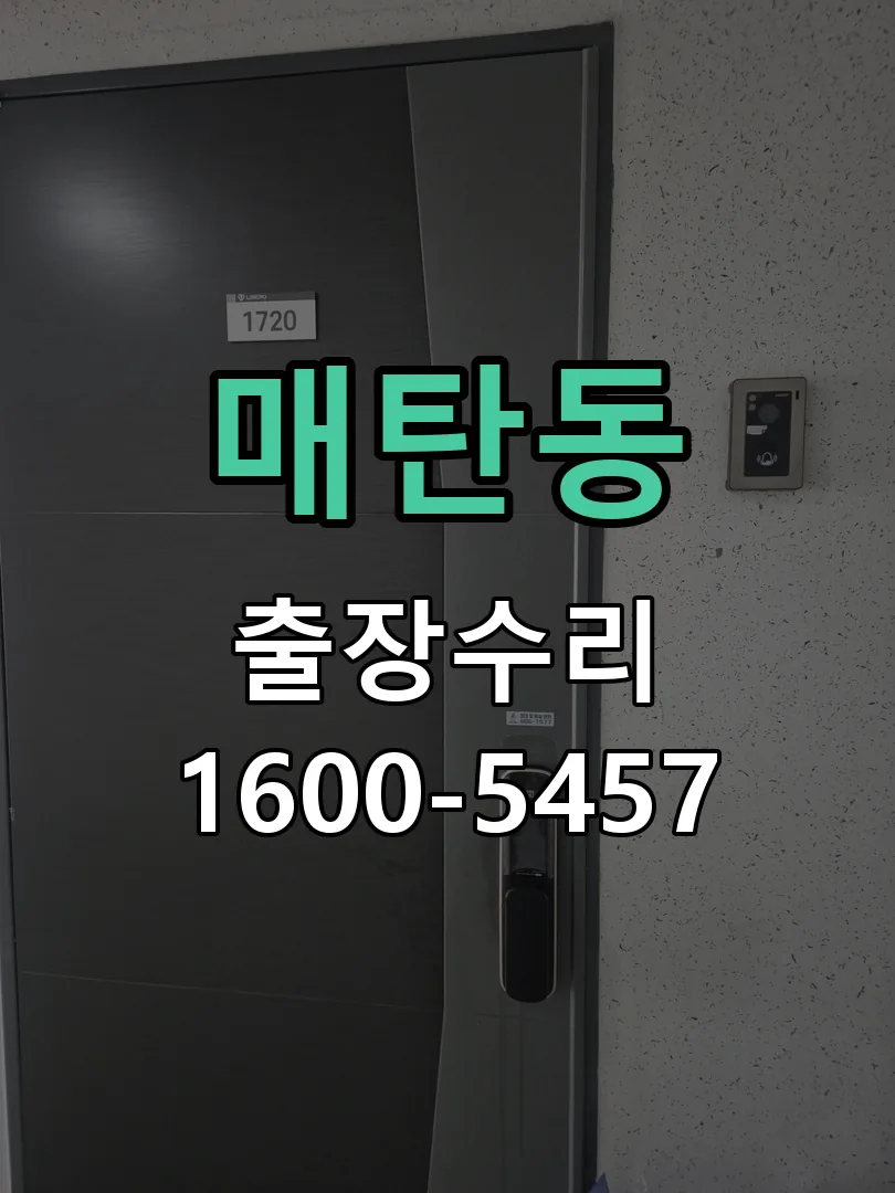 매탄동 잠금장치 동작 확인