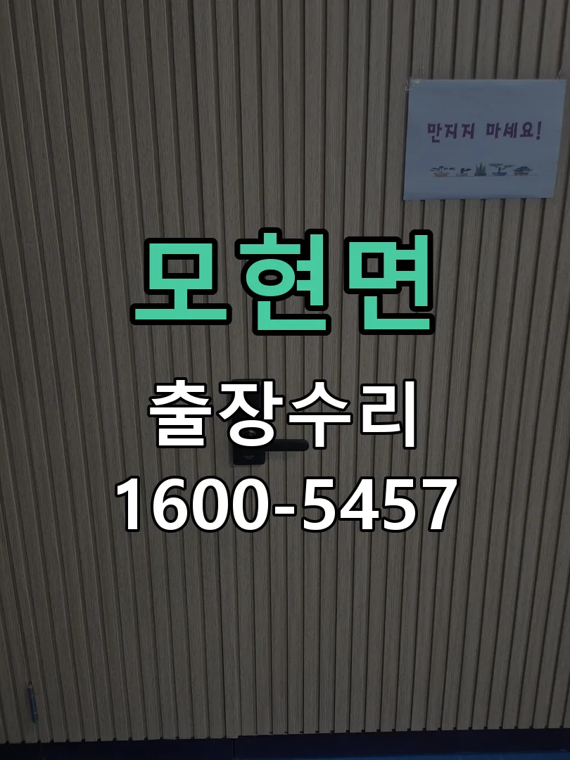 경기 도어락 열쇠 출장 수리