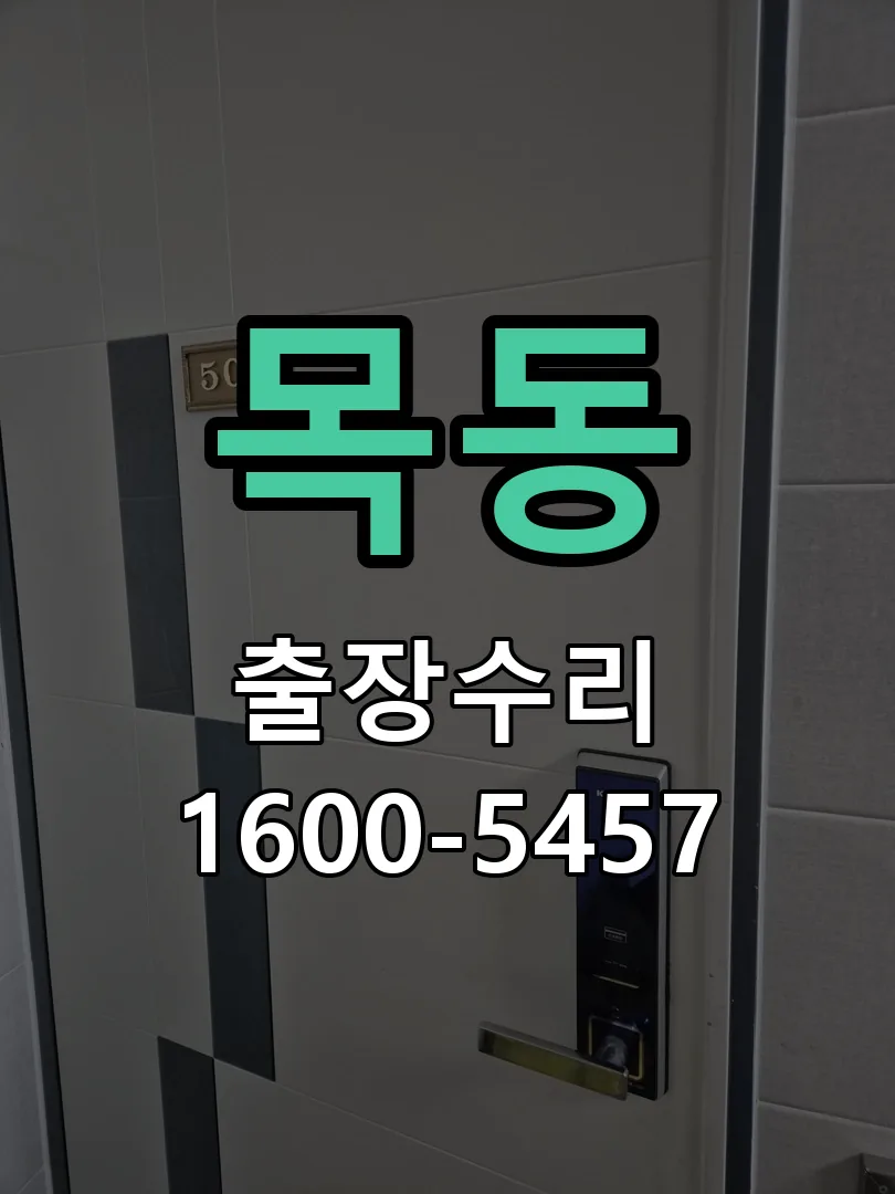 목동 잠금장치 동작 확인