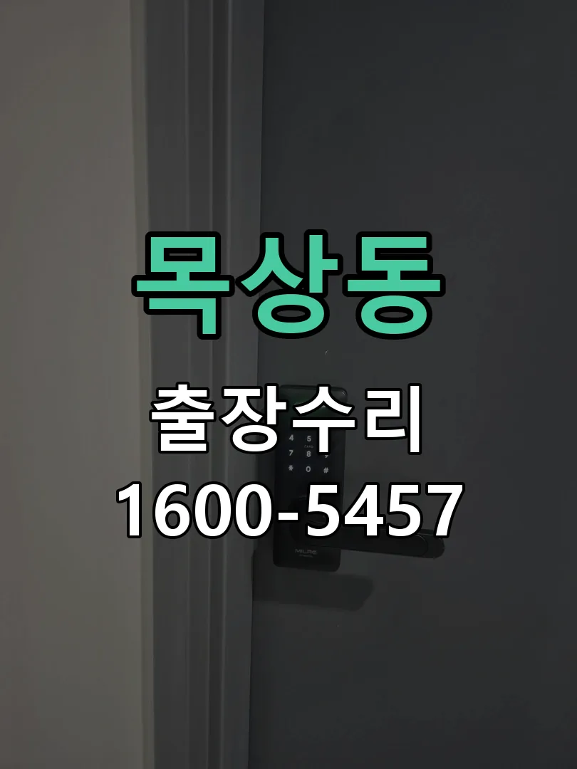 목상동 현장 도착 후 상태 확인