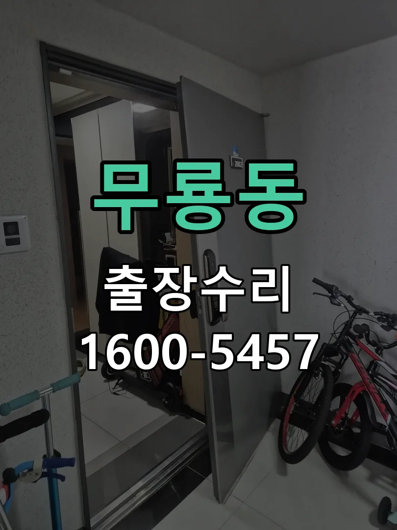 무룡동 잠금장치 동작 확인