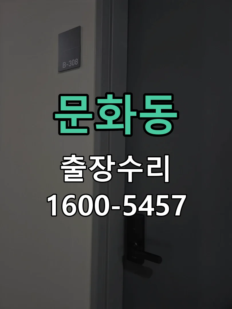 문화동 도어락 열쇠 출장 수리