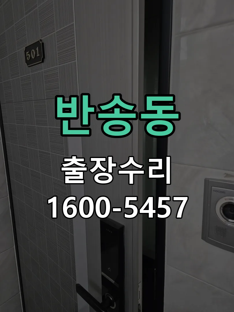 반송동 도어락 열쇠 출장 수리