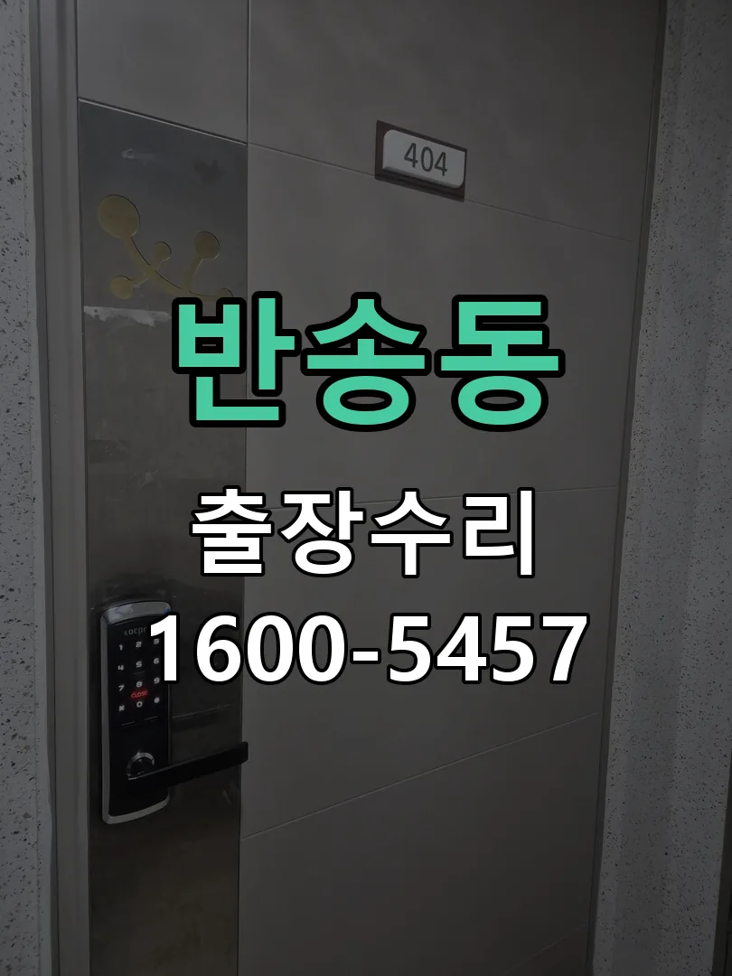 반송동 잠금장치 동작 확인