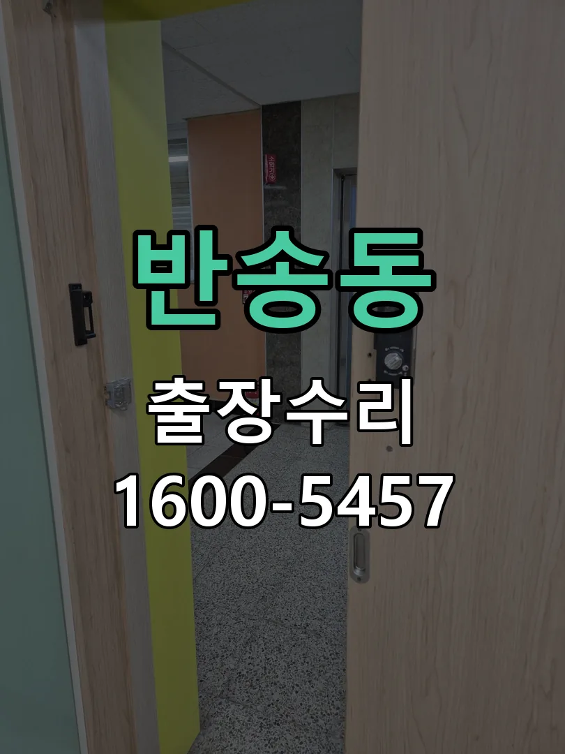 반송동 잠금장치 동작 확인