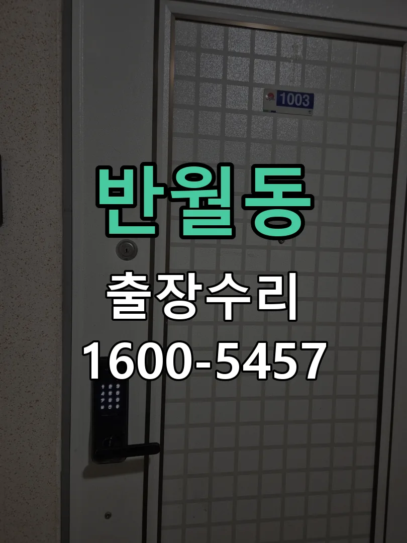 반월동 잠금장치 동작 확인