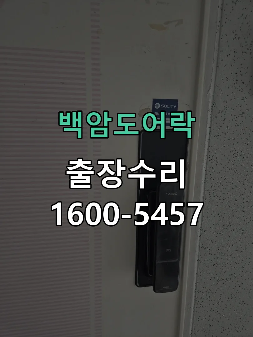 경기 도어락 열쇠 출장 수리
