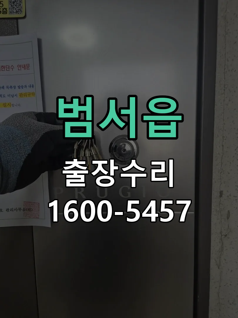 경기 도어락 열쇠 출장 수리