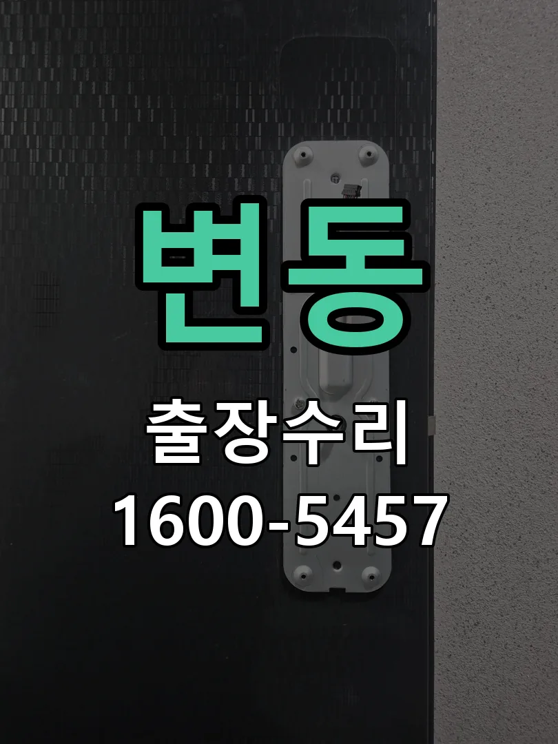 변동 본체 분리 및 내부 점검
