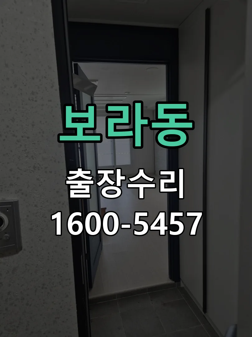 보라동 교체 작업 진행