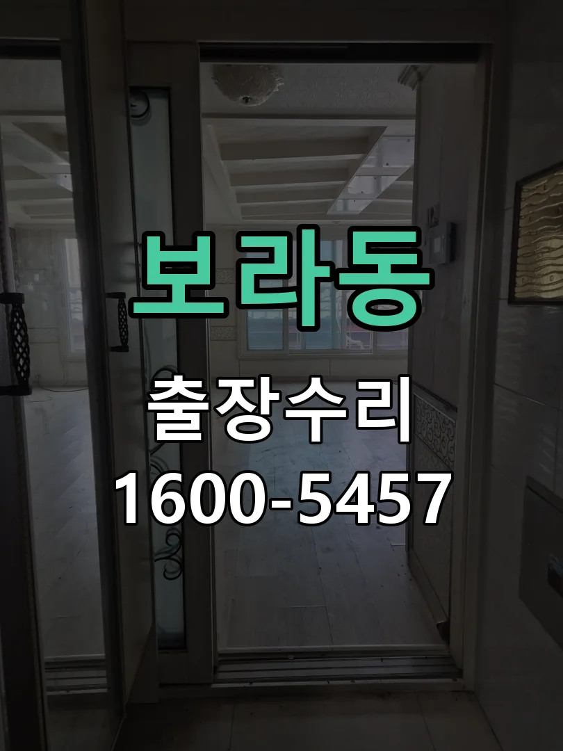 보라동 잠금장치 동작 확인