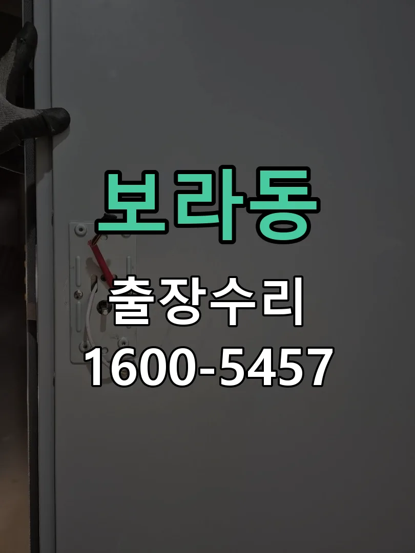 보라동 잠금장치 동작 확인