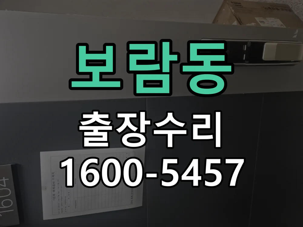보람동 도어락 열쇠 출장 수리