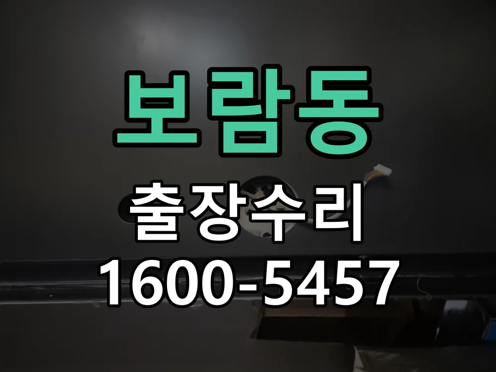 보람동 현장 도착 후 상태 확인