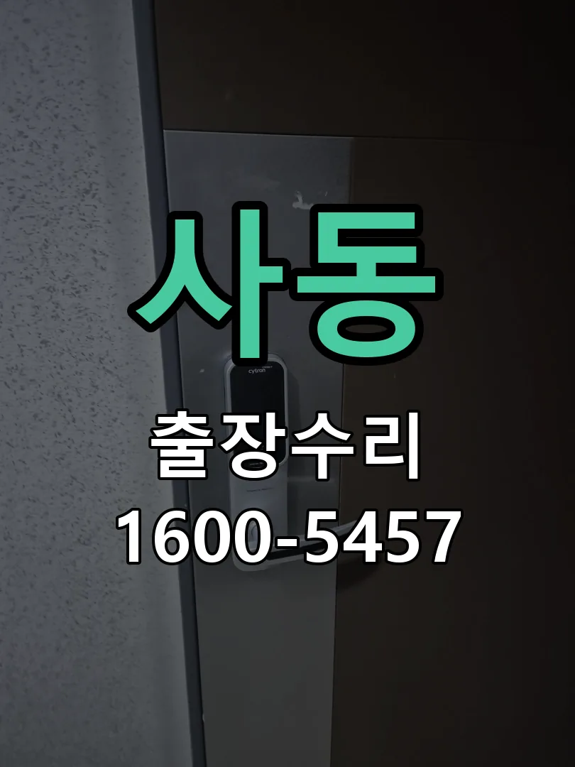 사동 본체 분리 및 내부 점검