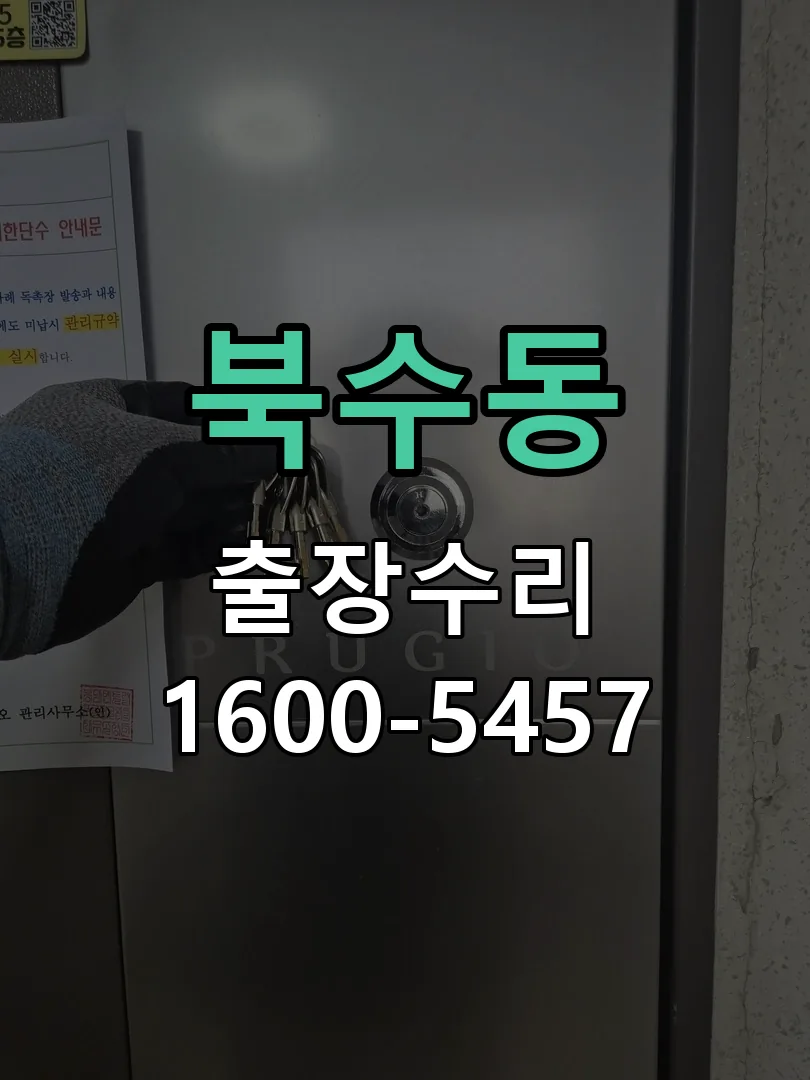 북수동 잠금장치 동작 확인