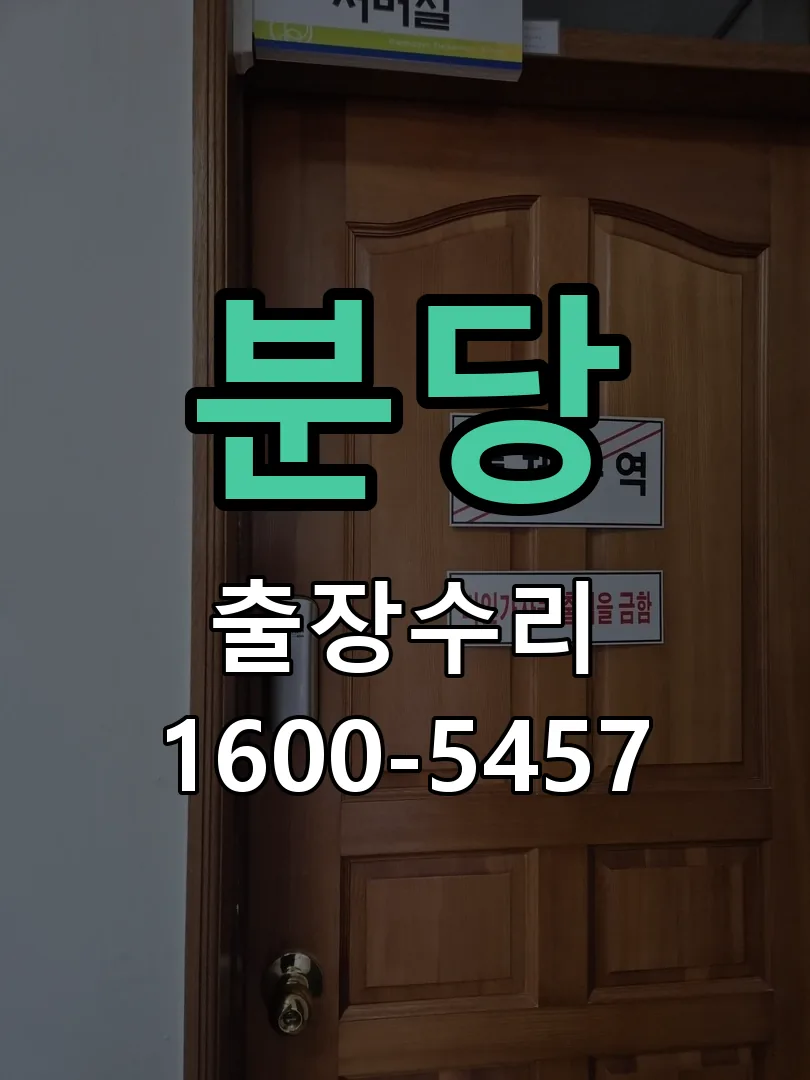 분당 배선·접점 정리