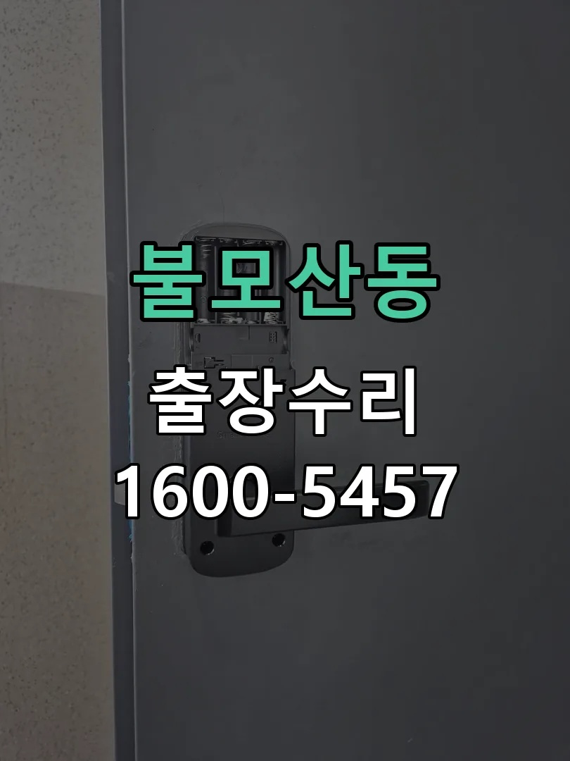 불모산동 도어락 열쇠 출장 수리