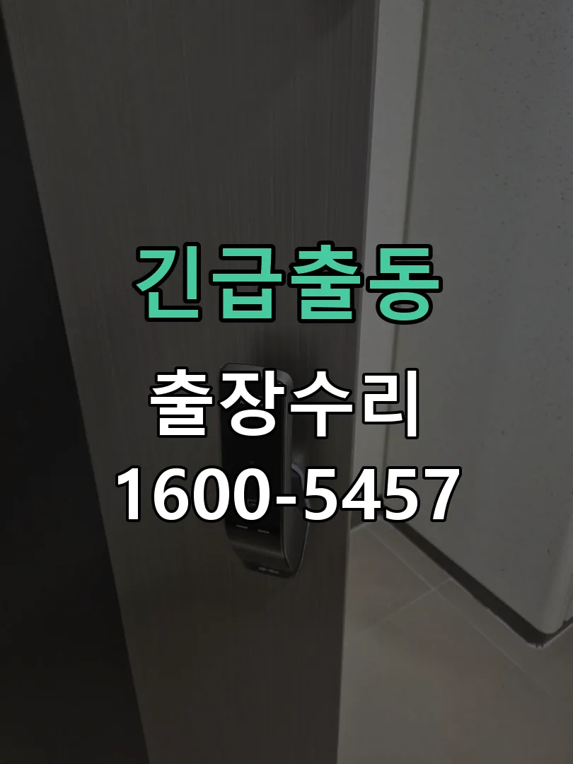 긴급출동 도어락 열쇠 출장 수리