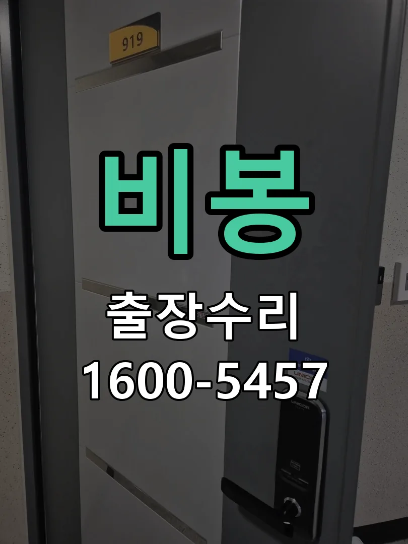 경기 도어락 열쇠 출장 수리