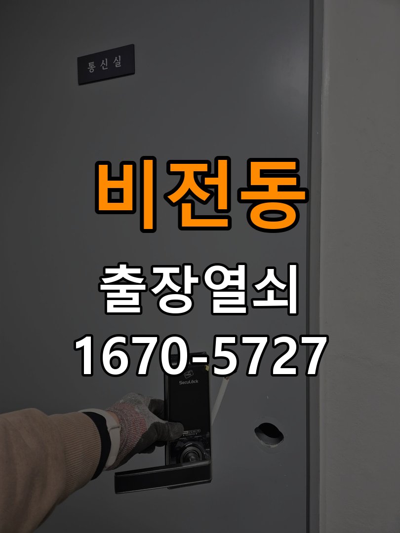 비전동 현관문 보조키 열쇠 분실 키통 교체 도어락 위의 특수 보조키 열쇠를 잃어버려 문을 열지 못함 현장 출장