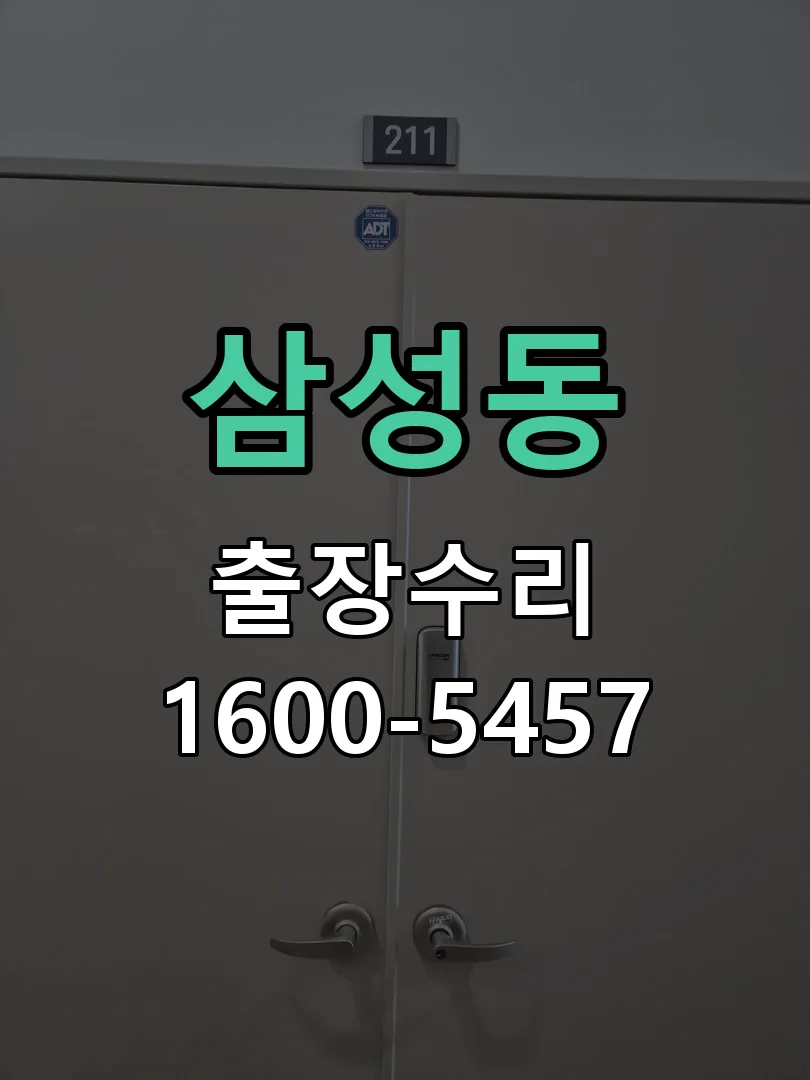 삼성동 잠금장치 동작 확인