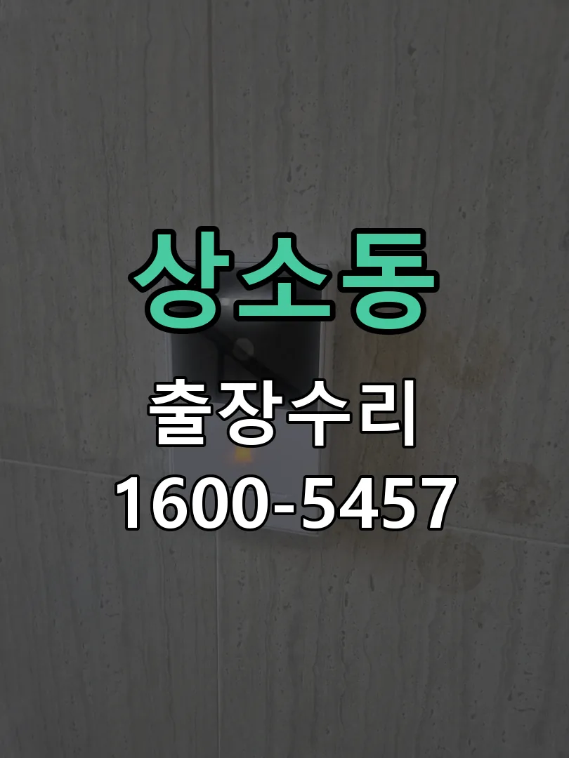 상소동 현장 도착 후 상태 확인