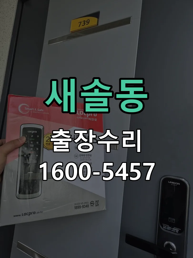 새솔동 현장 도착 후 상태 확인