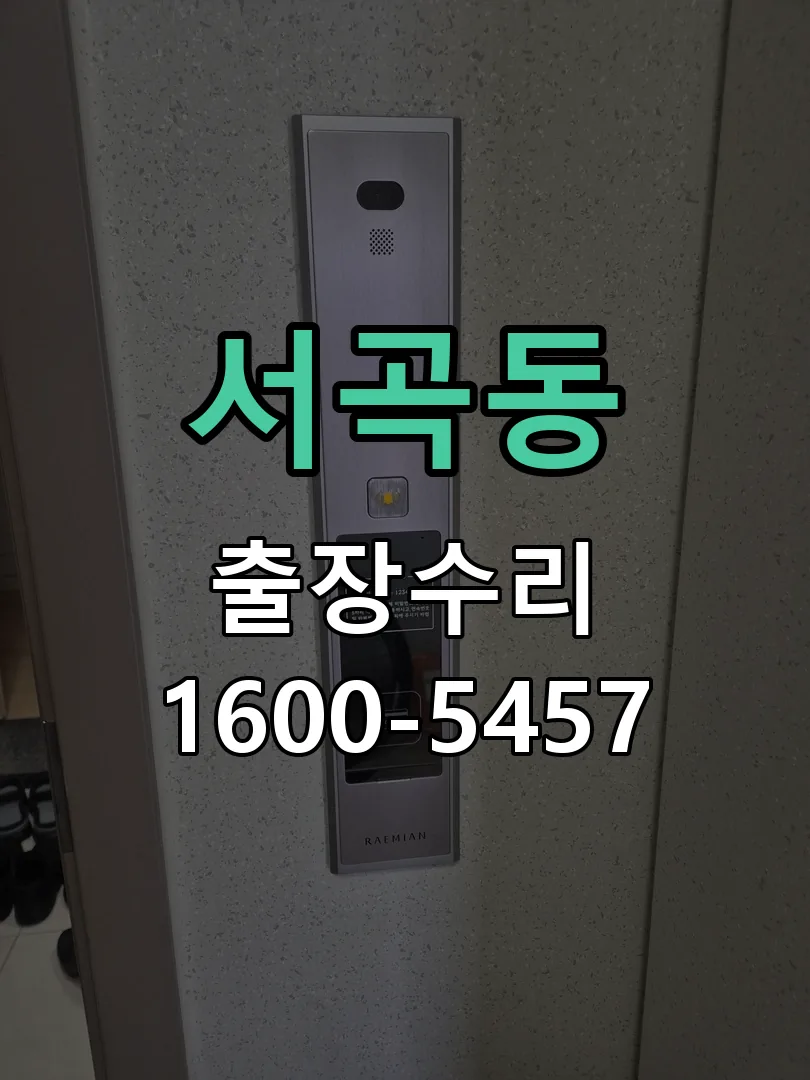 서곡동 배선·접점 정리