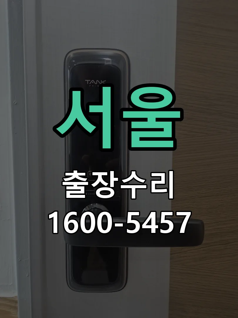 서울 도어락 열쇠 출장 수리