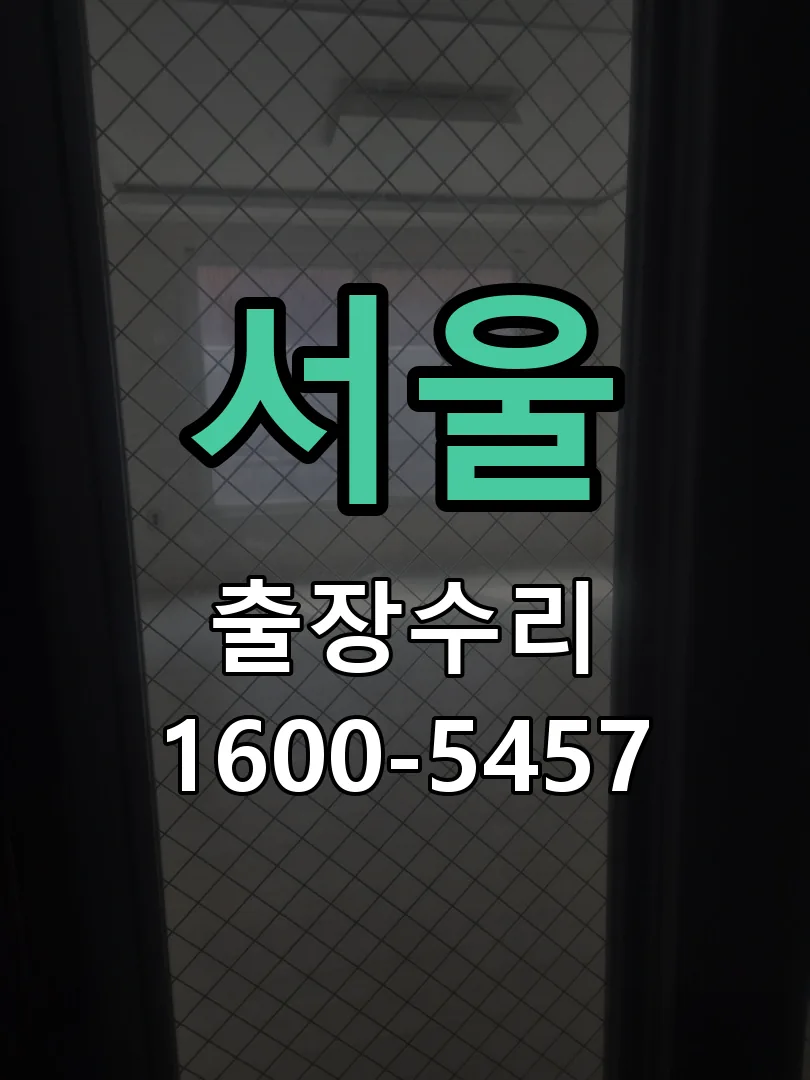 서울 잠금장치 동작 확인