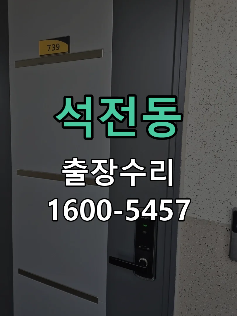 석전동 잠금장치 동작 확인