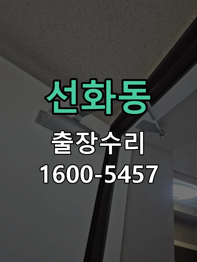선화동 잠금장치 동작 확인
