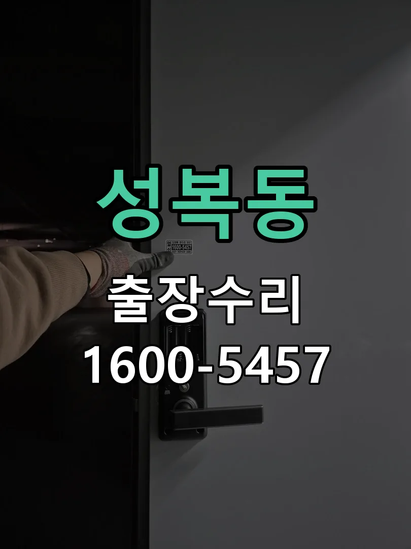 성복동 도어락 열쇠 출장 수리
