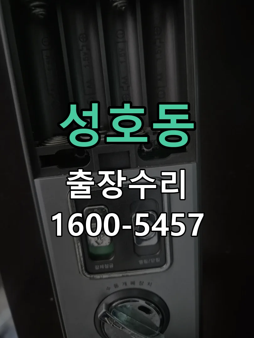 성호동 현장 도착 후 상태 확인