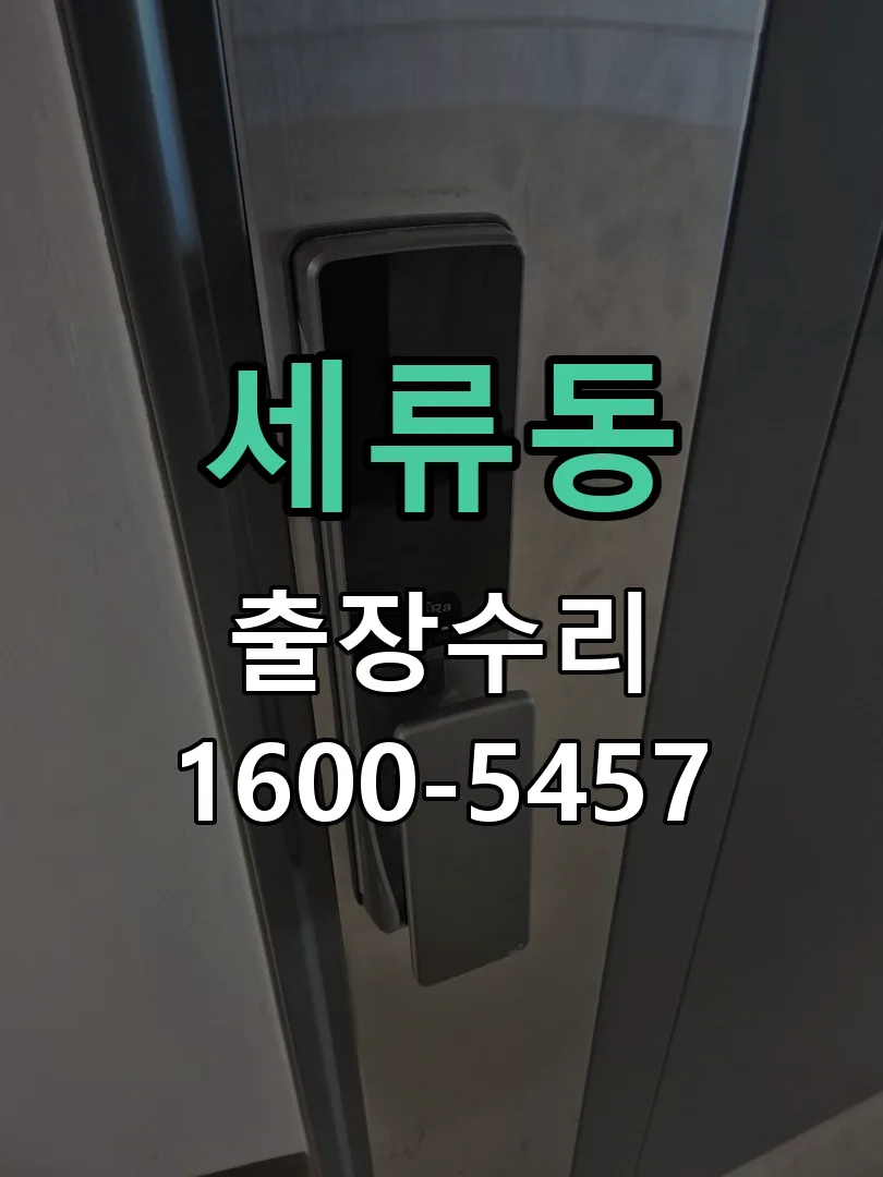 세류동 잠금장치 동작 확인