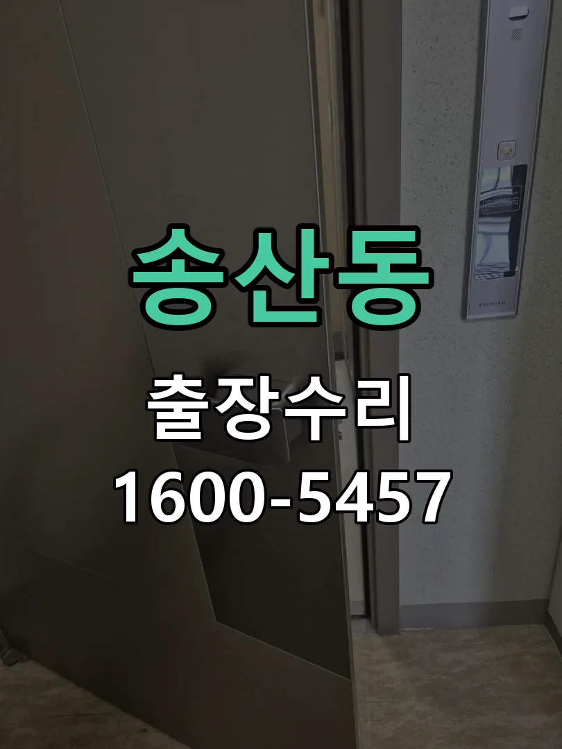 송산동 도어락 열쇠 출장 수리