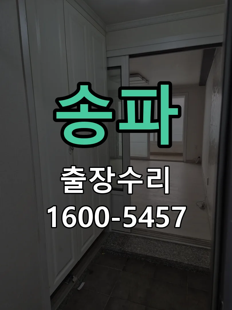 송파 잠금장치 동작 확인