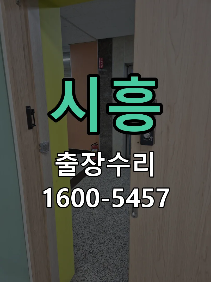 시흥 잠금장치 동작 확인
