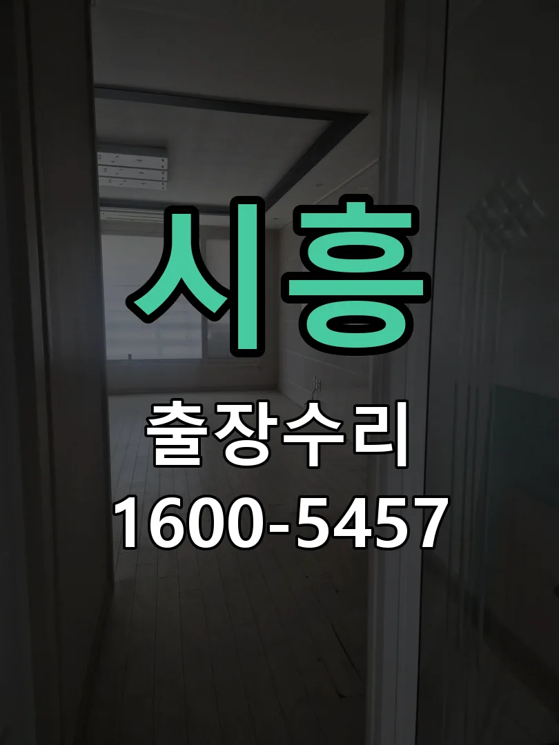 시흥 도어락 열쇠 출장 수리