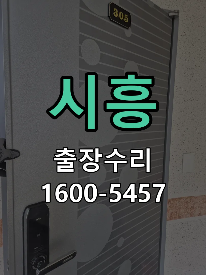 시흥 잠금장치 동작 확인