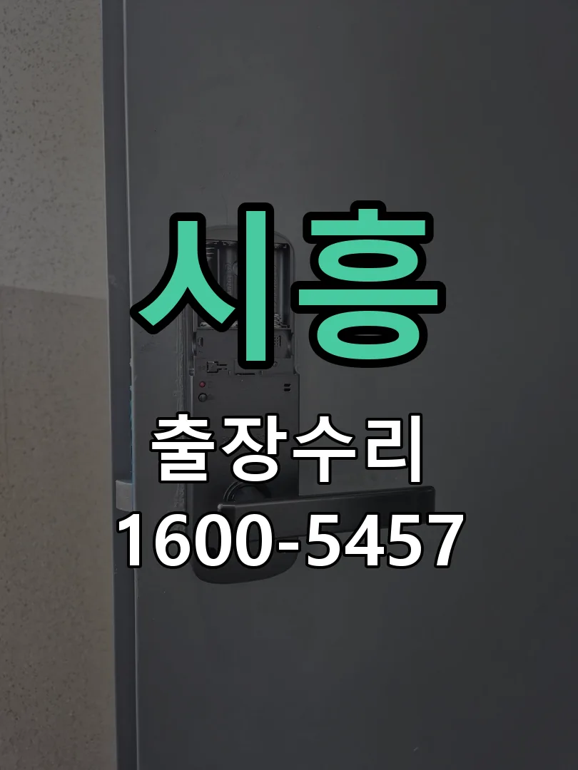 시흥 현장 도착 후 상태 확인