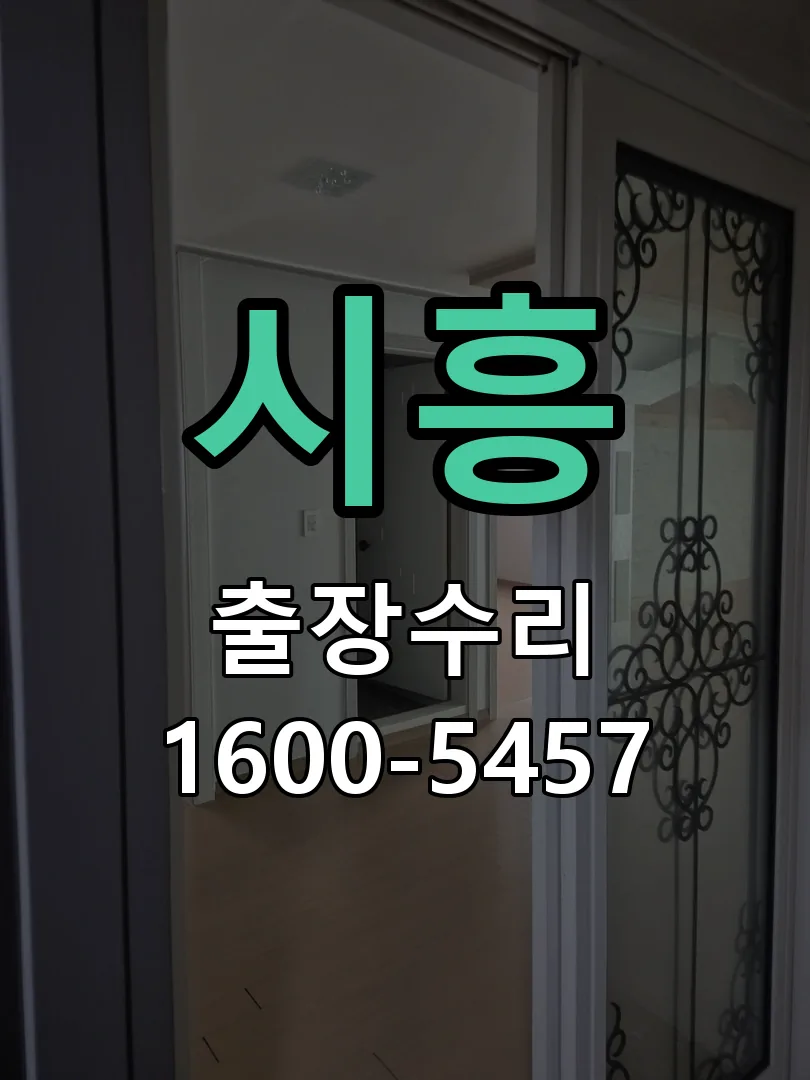 시흥 잠금장치 동작 확인