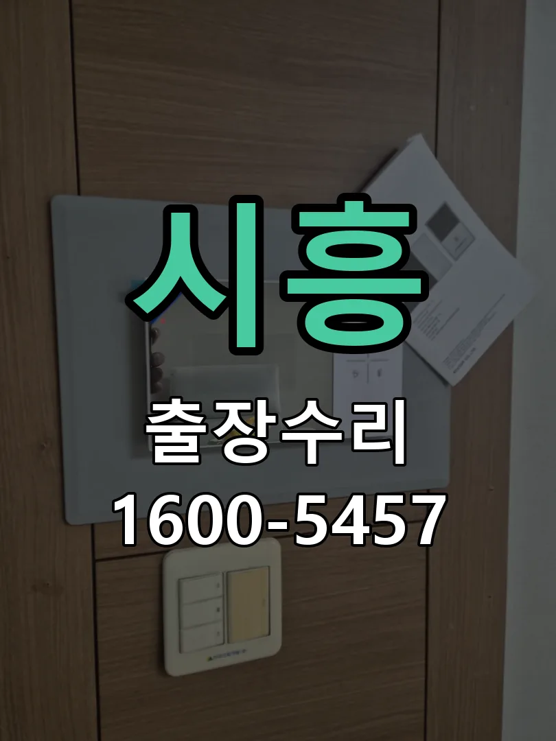 시흥 배선·접점 정리