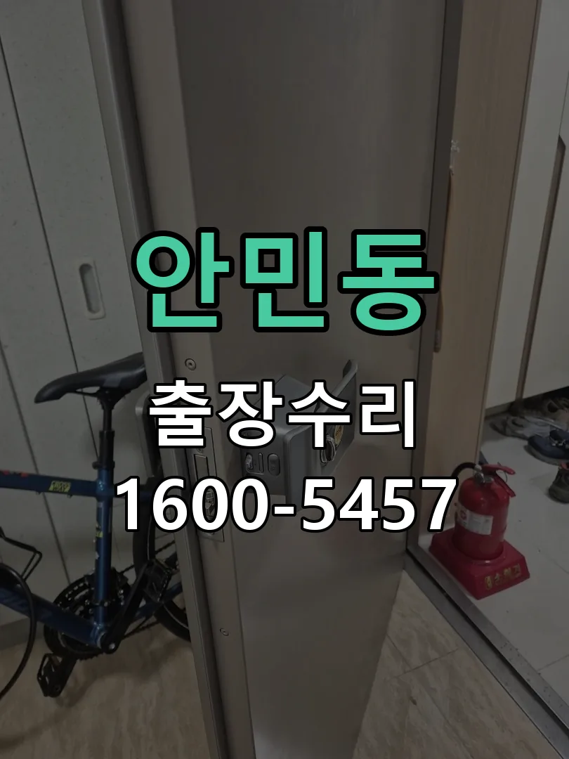 안민동 도어락 열쇠 출장 수리