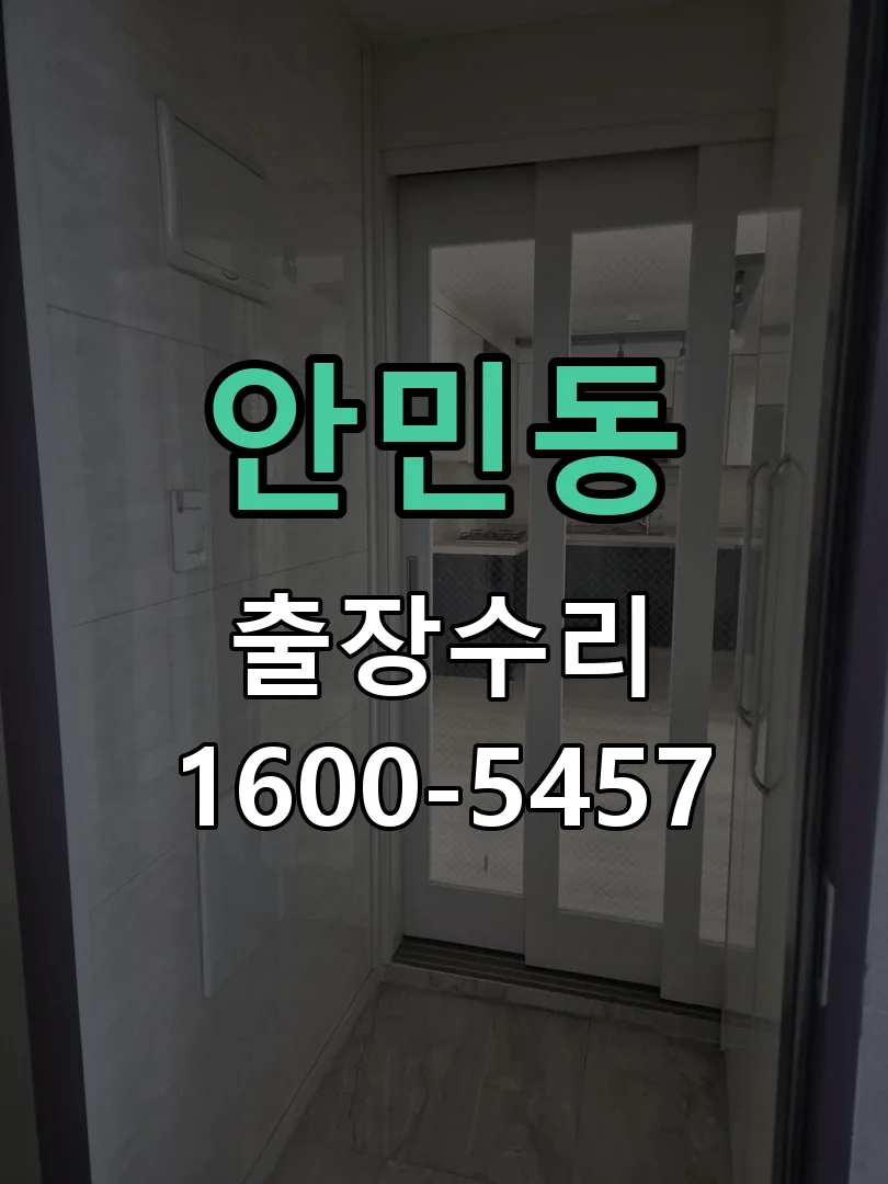 안민동 현장 도착 후 상태 확인